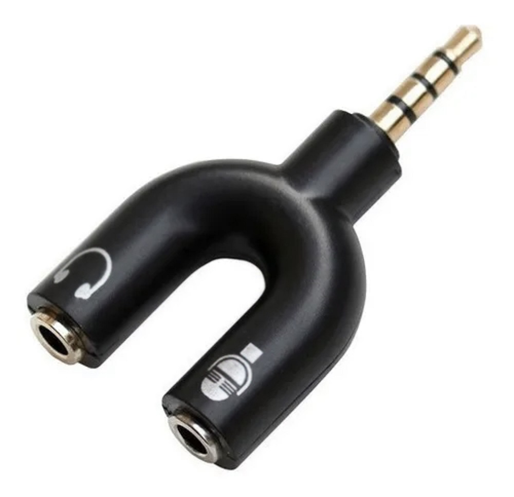 Adaptador Splitter P2 X P3 Áudio E Fone Soundvoice Lite Ap 3y Gb Musical 